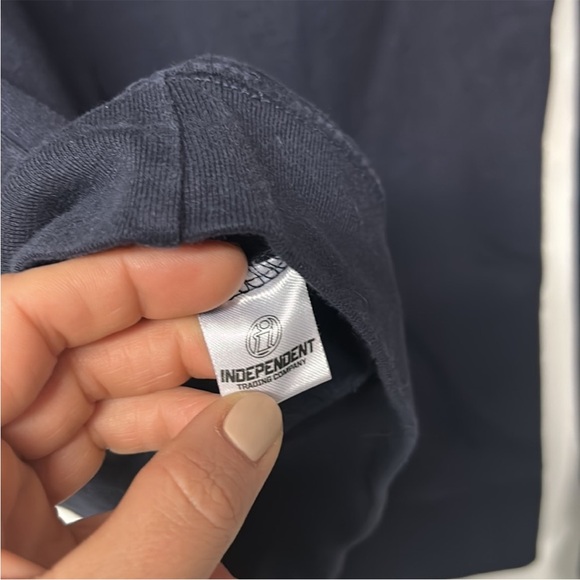 We Rate Dogs Graphic Crewneck Navy Blue Sweater - Picture 5 of 8